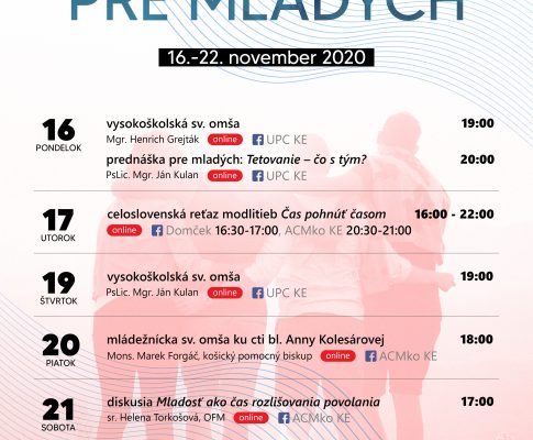 Týždeň Cirkvi pre mladých 2020