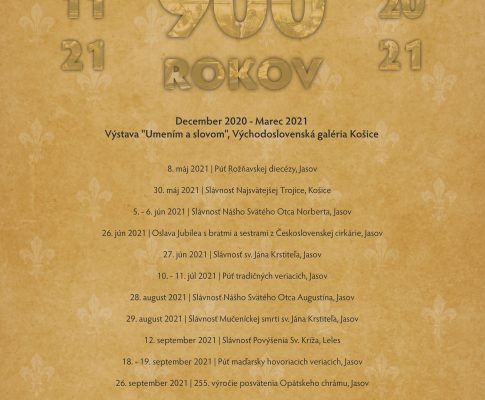 900. Jubileum Rádu premonštrátov