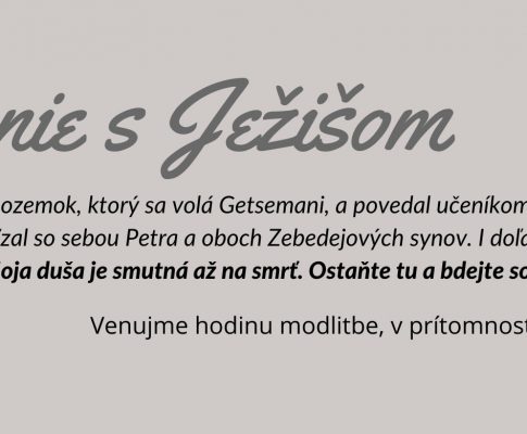 ACM – Bdenie s Ježišom