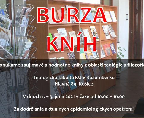 Burza kníh na TF KU