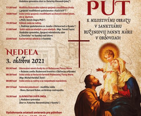 Odpustová slávnosť Ružencovej Panny Márie v Obišovciach