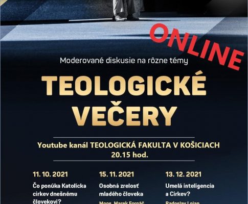 Teologické večery v zimnom semestri – ONLINE