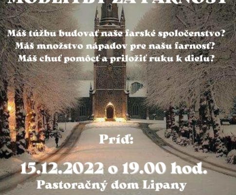 MODLITBY ZA FARNOSŤ