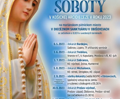 FATIMSKÁ SOBOTA pre dekanát Lipany