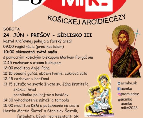 MIKE 2023 – stretnutie miništrantov Košickej arcidiecézy